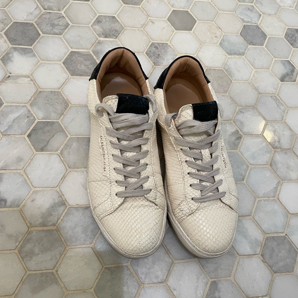 All Saints Snakeskin sneakers